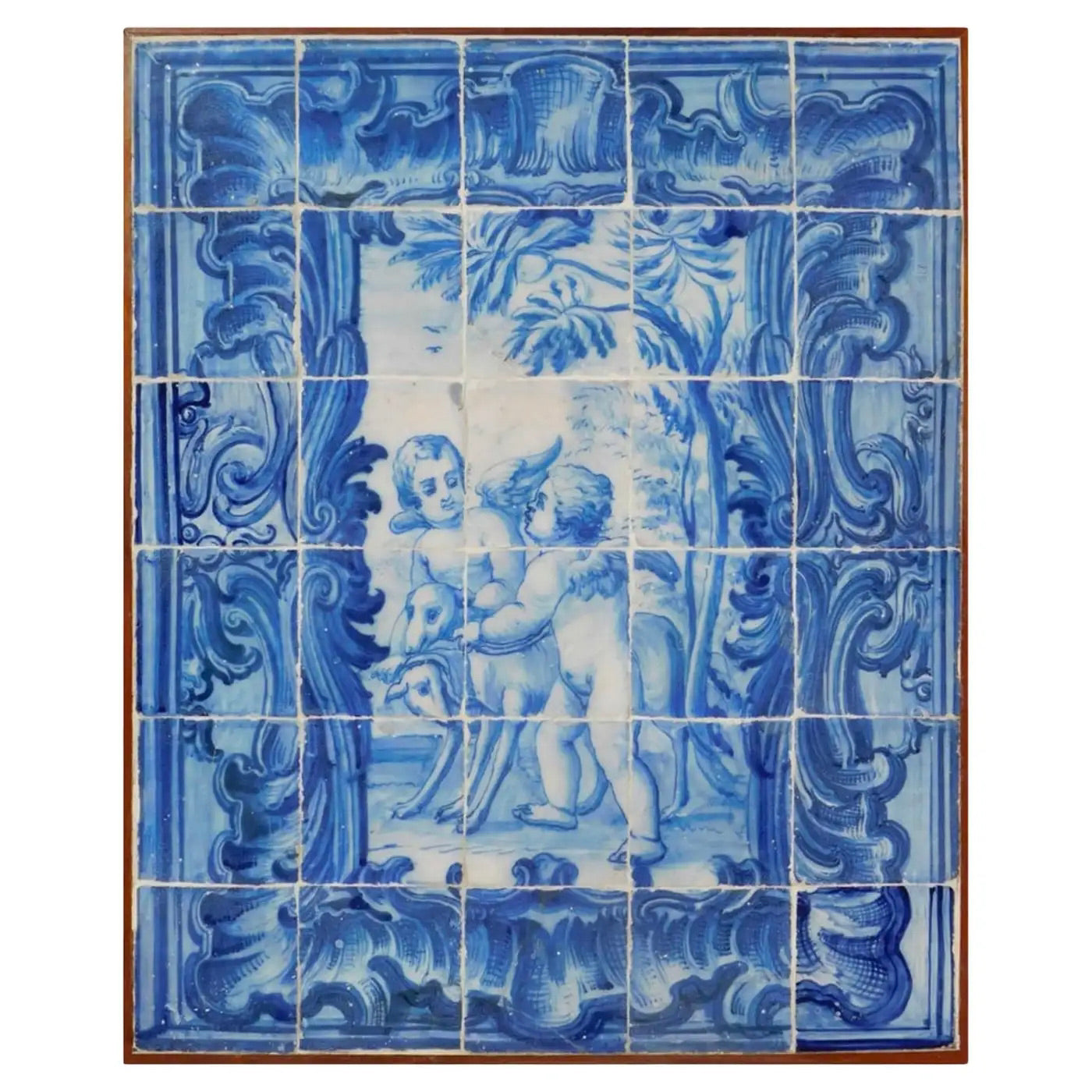 Panel de Azulejos Portugueses “Ángeles” | Siglo XVIII