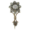 Broche Georgiano de Diamantes Talla Rosa | Siglo XVIII