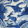 Plato de Porcelana Azul y Blanca Ming | Yin Yang | Armonía | Águila y Cabra