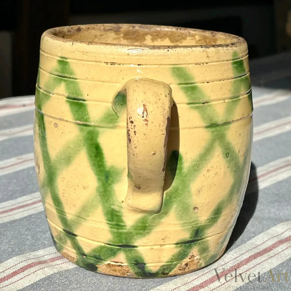Olla Jaspe loza francesa | Región de Saboya, 1890