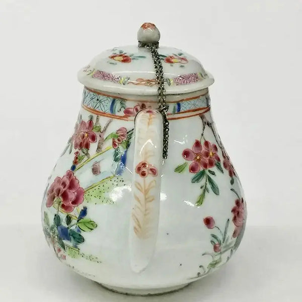Tetera de Porcelana China Famille Rose 1736-1795