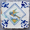 “Pájaro” | Azulejo Policroma de Delft del Siglo XVII