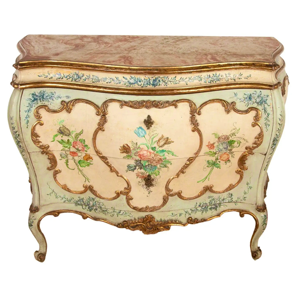 Cómoda Veneciana Pintada a Mano | Italia, 1820