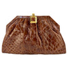 Bolso Bandolera Gucci de Cocodrilo Marrón de 1987
