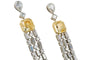 Pendientes de Diamantes Amarillos con Clip | Sophia D. | 2022
