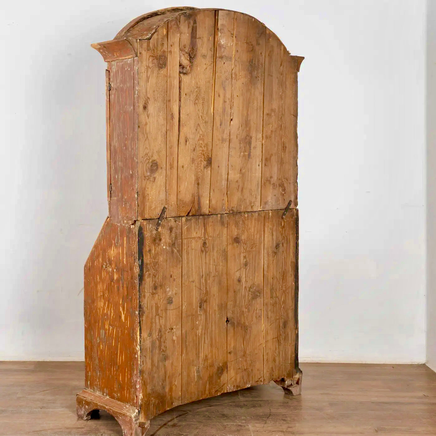 Secretaria de Pino Sueco Pintada del Siglo XIX