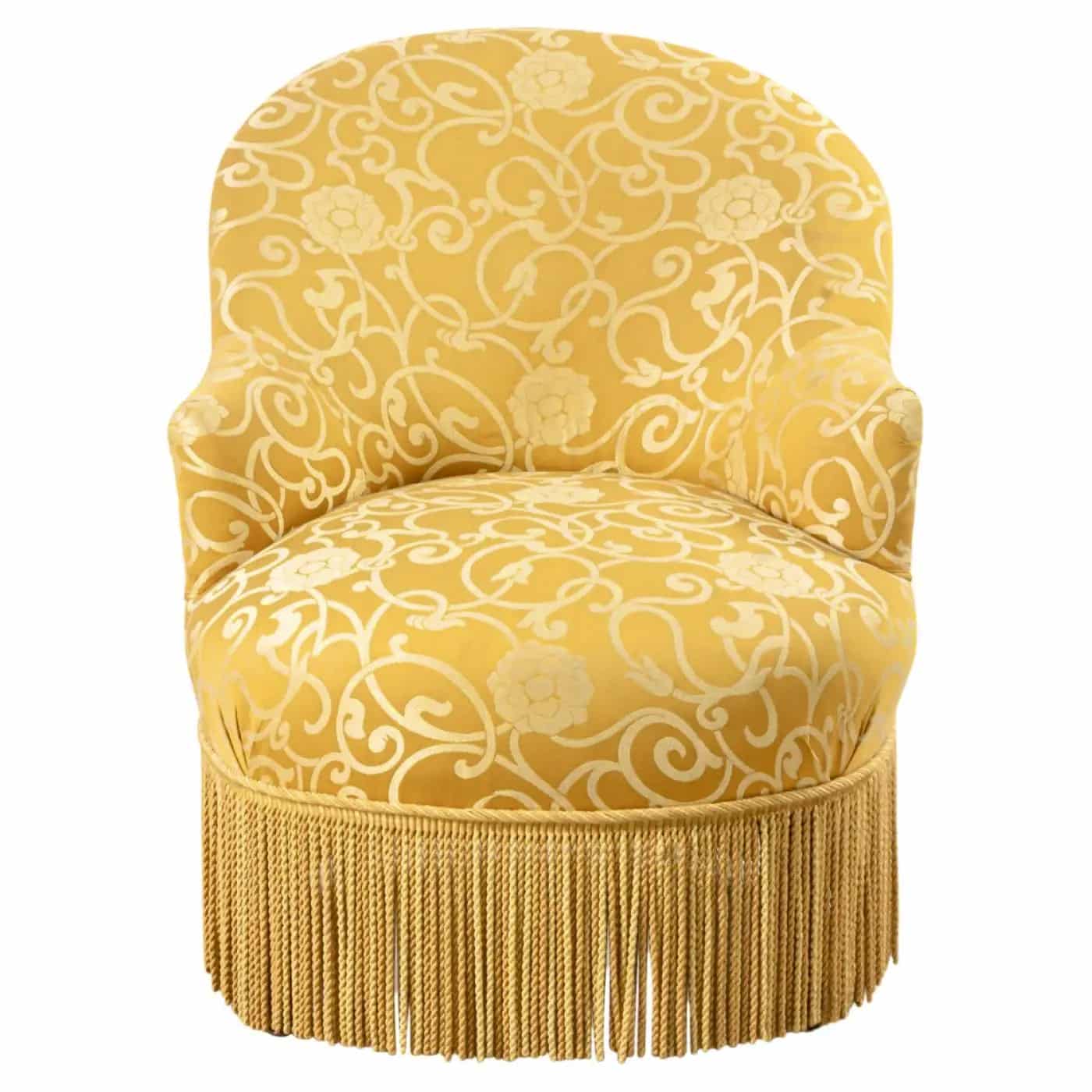 Sillón de Tocador Victoriano del Siglo XIX