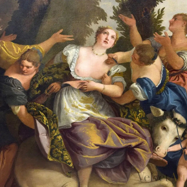 "Rapto de Europa" Según Veronese | Escuela Europea, Siglo XVII