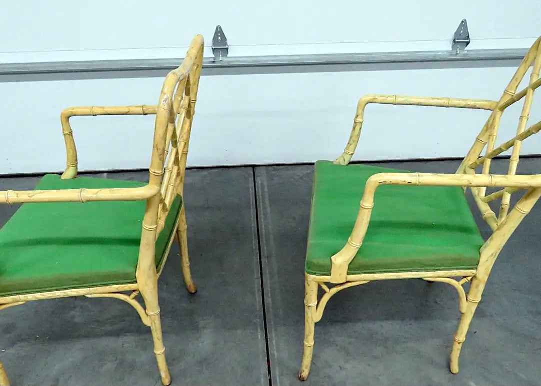 Sillones de Bambú Sintético | Estilo Chippendale | China | Siglo XX