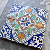 “Granadas” Azulejo Delft Policromo del Siglo XVII | Holanda, 1625