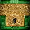Caja Rusa Verde de Vidrio y Bronce, 1825