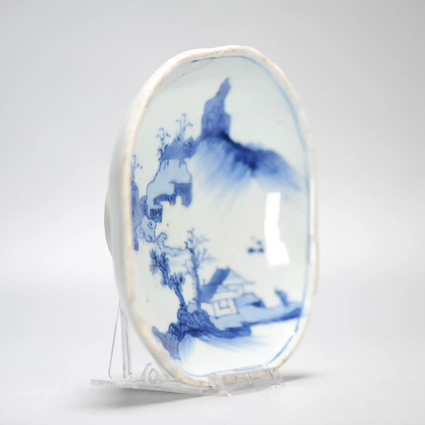 Plato Kaiseki Porcelana China | Periodo Ming Tianqi | Chongzhen