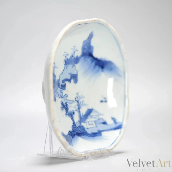 Plato Kaiseki Porcelana China | Periodo Ming Tianqi | Chongzhen