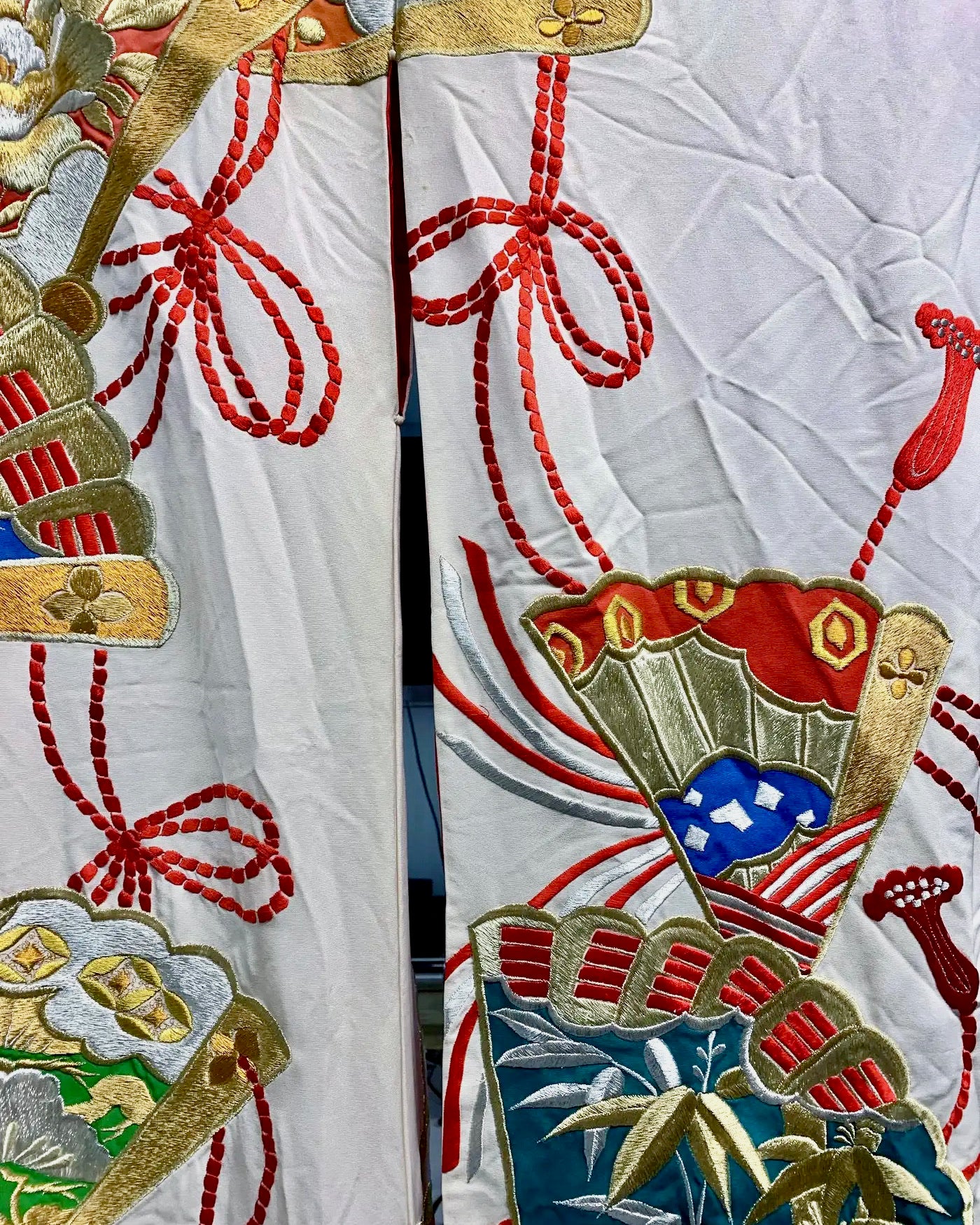 kimono Ceremonial de Seda | Estilo Art Deco Oriental | Japón,  1930