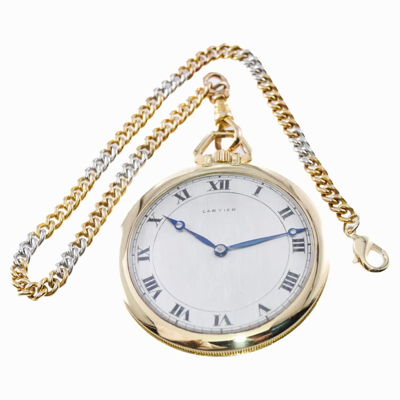 Cartier de Bolsillo 18 Kt. Hand Made Años 20