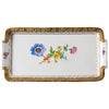 Bandeja de Porcelana Dorada Pintada a Mano, Meissen