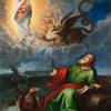 Visión de San Juan en Patmos | Maestro Napolitano del siglo XVI
