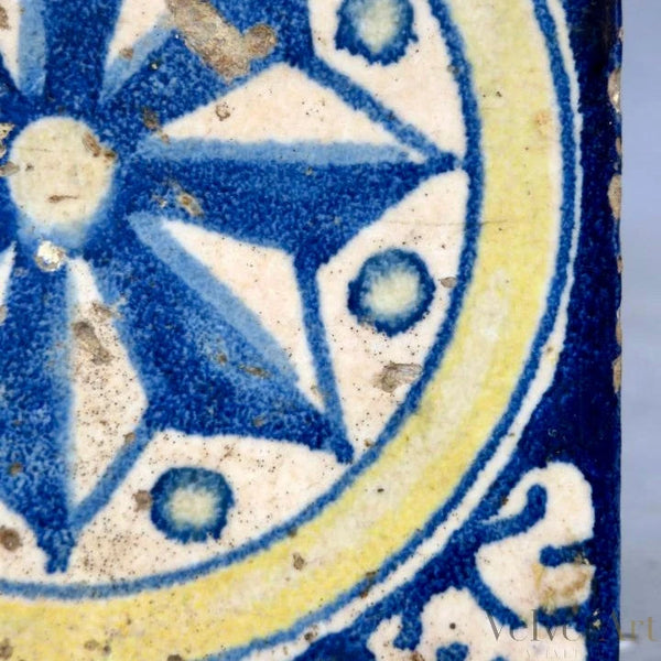 Azulejo de Talavera Esmaltado | Finales del Siglo XVI
