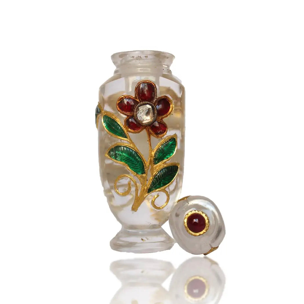 Frasco de Perfume | Oro y Rubíes | Estilo Mogol | India | 2000