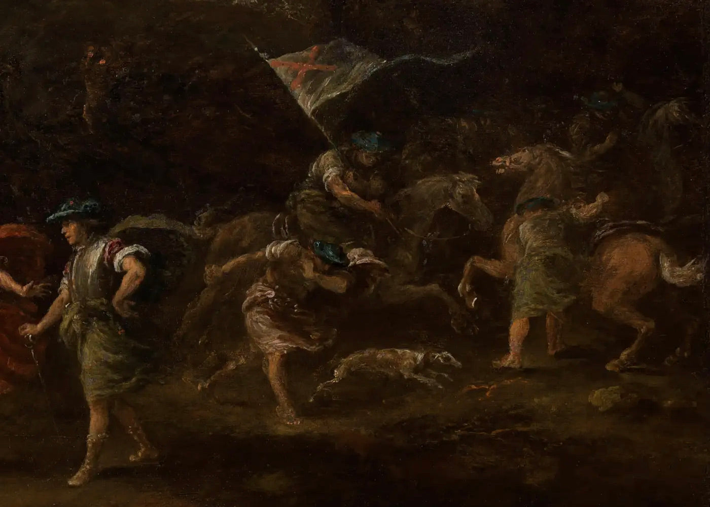 Francesco Zuccarelli | Macbeth y las Tres Brujas | Pintura sobre Tabla | 1760