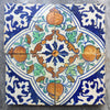 “Granadas” Azulejo Delft Policromo del Siglo XVII | Holanda, 1625