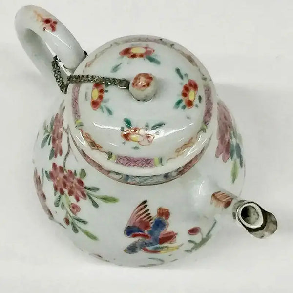 Tetera de Porcelana China Famille Rose 1736-1795