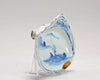 Plato Chino Kosometsuke de Porcelana Azul Bajo Vidriado | Literato en Paisaje | Periodo Ming, Siglo XVII