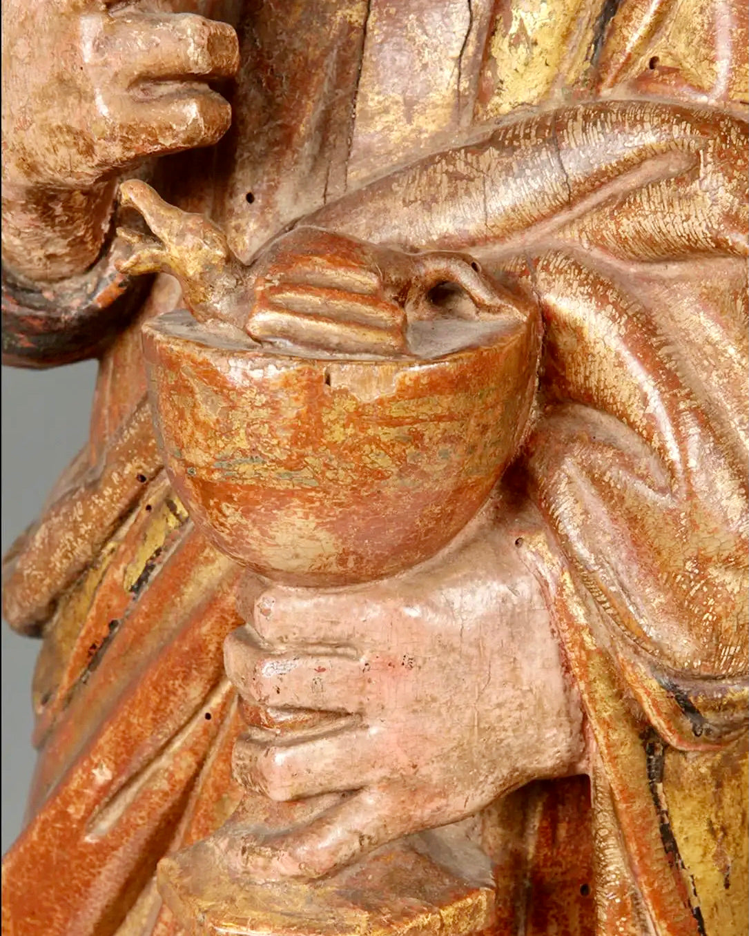 San Juan y San Pablo | Escultura de Madera Policromada | Escuela Castellana Siglo XVI