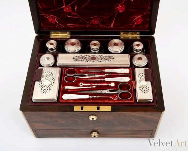 Caja de Tocador Georgiana de Palisandro, Howell, James & Co., Londres, 1837