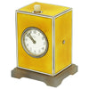 Reloj Péndulo de Repetición | Esmalte Amarillo y Diamantes | Cartier, 1900