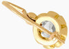 Pendientes de Gota de Oro Amarillo y Diamantes de 1910