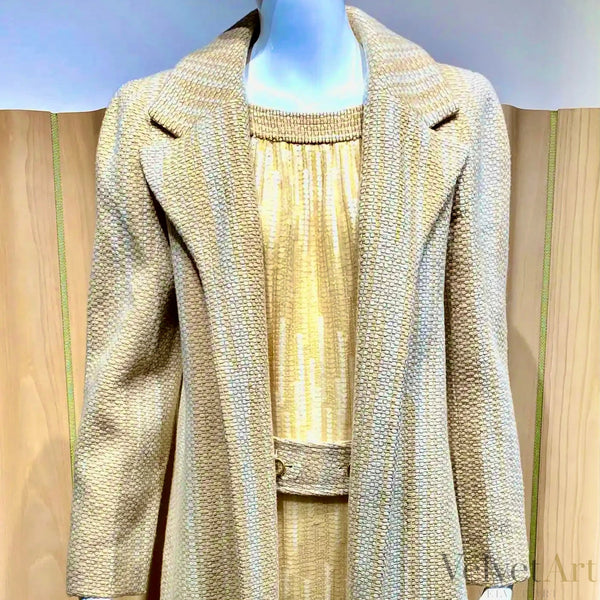 Vestido y Abrigo de Chanel de Tweed  | Karl Lagerfeld, Año 2000