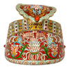 Antiguo Kovsh Ruso de Plata Dorada Cloisonné Joyas Fabergé 1908