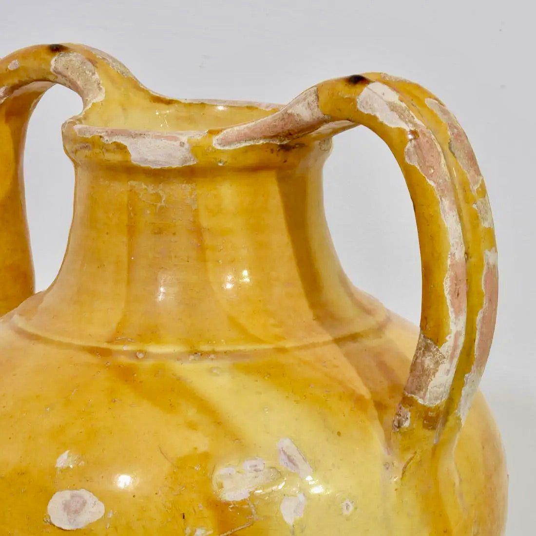 Jarra Provenzal de Cerámica Francesa, 1850 | Orjol du Lauragais