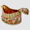 Antiguo Kovsh Ruso de Plata Dorada Cloisonné Joyas Fabergé 1908