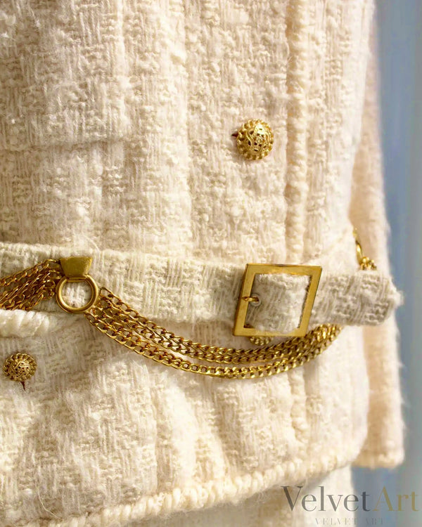 Chanel Alta Costura Karl Lagerfeld | Traje Tweed de 1983