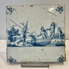 “Acteón y Diana” | Azulejo Mitológico de Delft del Siglo XVIII