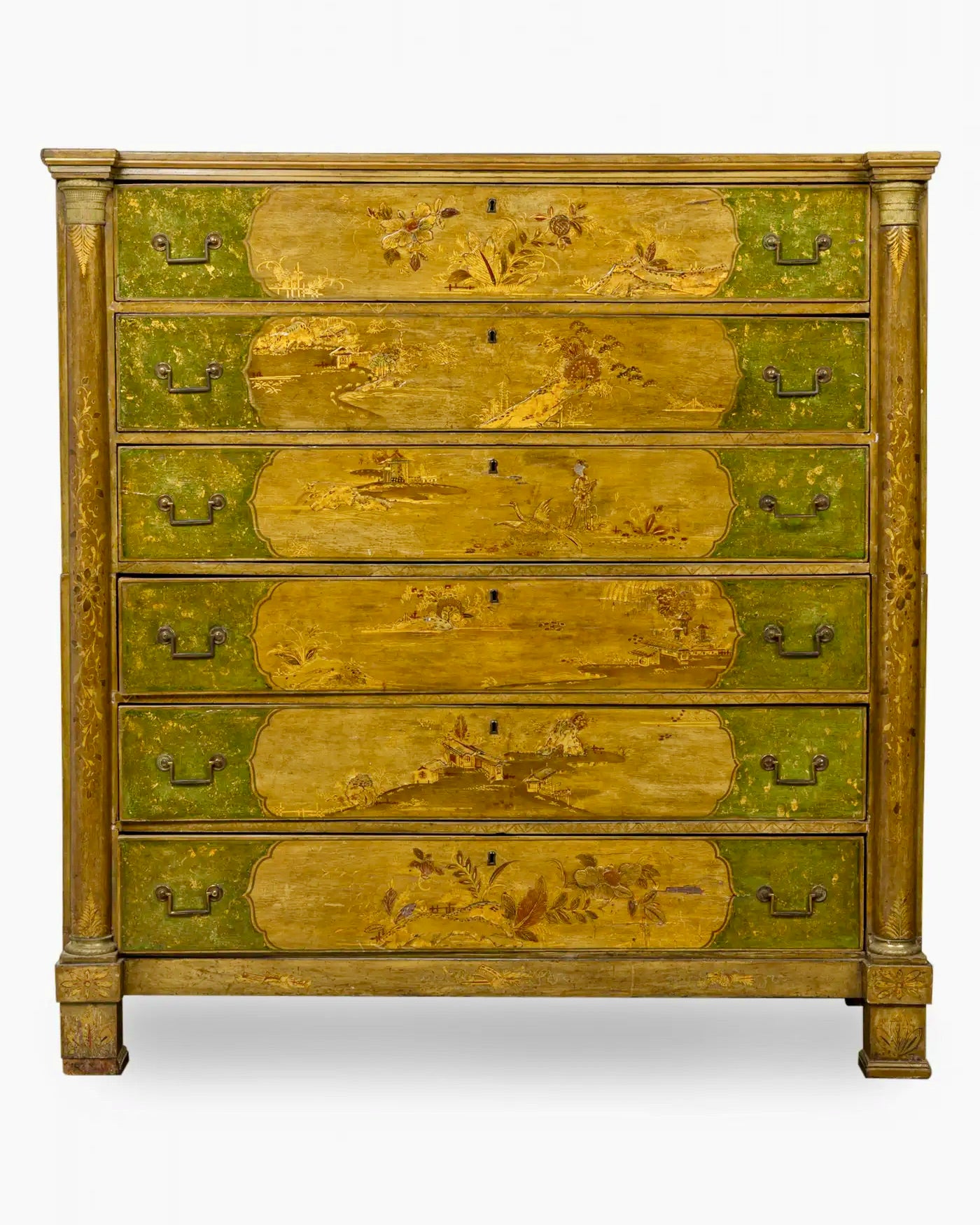 Cómoda Chinoiserie Victoriana Francesa de 1850