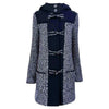 Chanel, Abrigo de Tweed Negro y Crudo Colección 2010