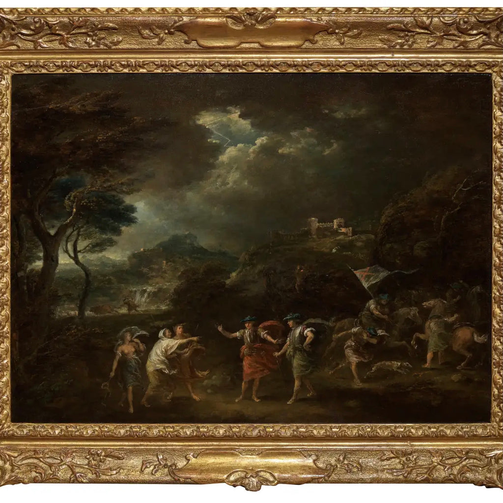 Francesco Zuccarelli | Macbeth y las Tres Brujas | Pintura sobre Tabla | 1760