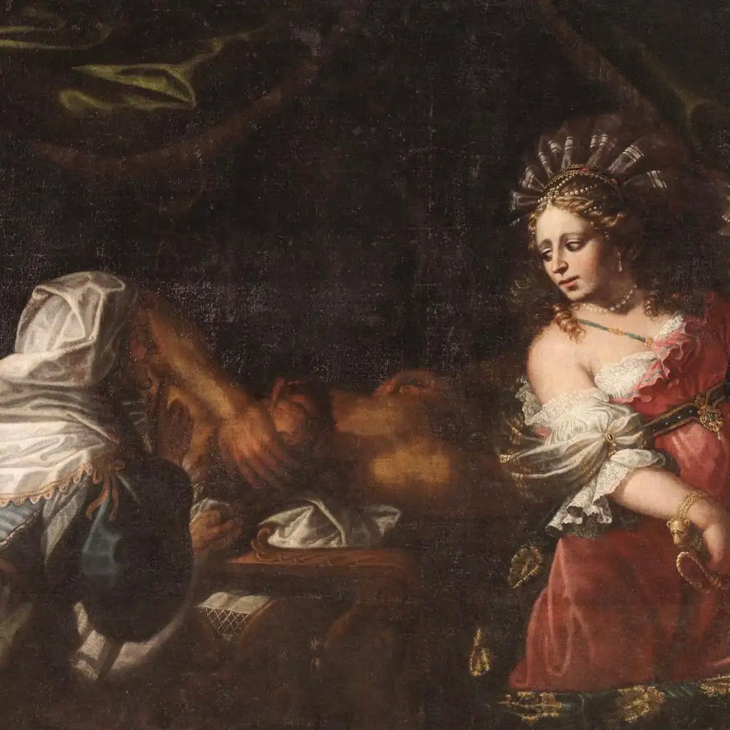 Judith y Holofernes | Óleo sobre Lienzo | Pintura Bíblica Italiana, 1720