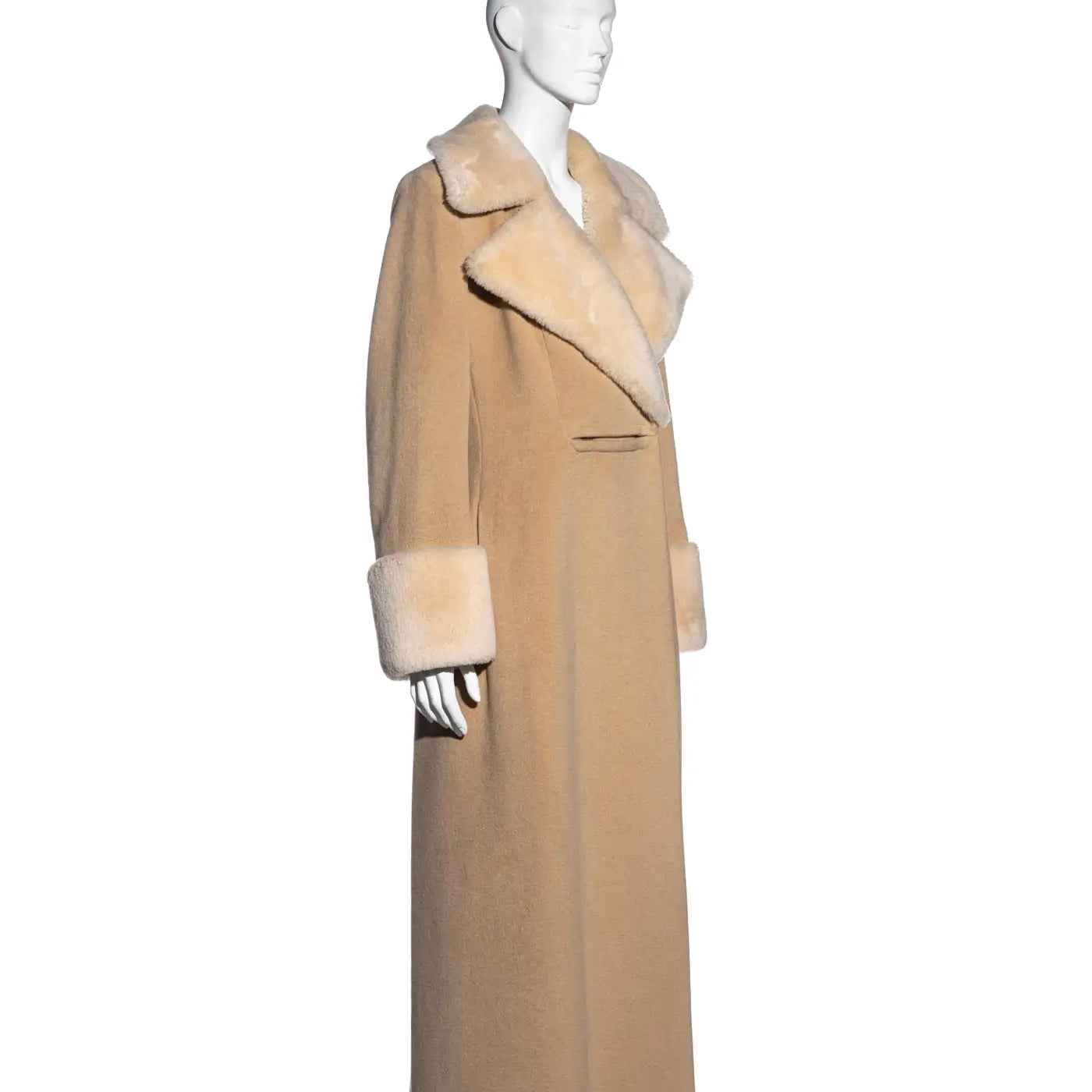 Abrigo Givenchy by Alexander McQueen Beige de 1999