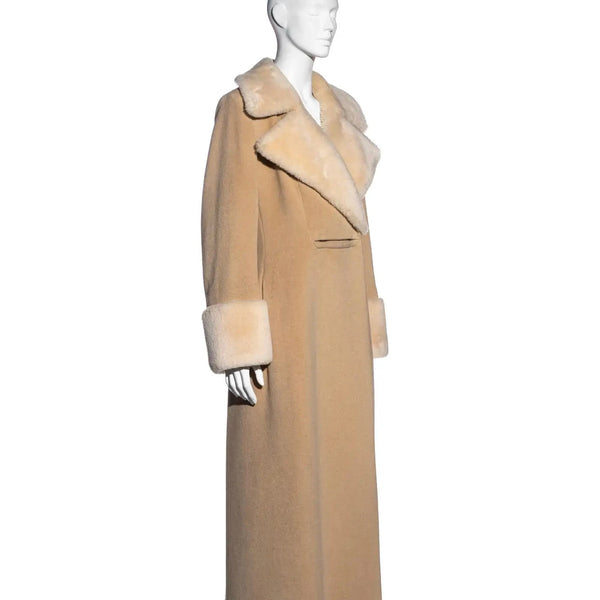 Abrigo Givenchy by Alexander McQueen Beige de 1999