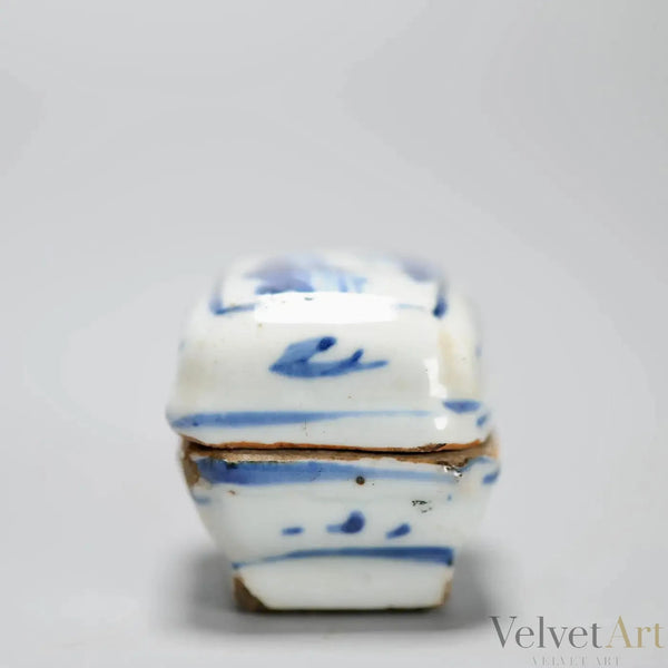 Recipiente de Incienso de Porcelana China en Forma de Cesta, Periodo Tianqi, Siglo XVII