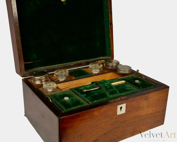 Caja Tocador de Caballero en Palisandro | Inglaterra, 1880