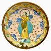 Plato Italiano de Mayólica Esmaltada con Representación de la Virgen – Siglo XVIII
