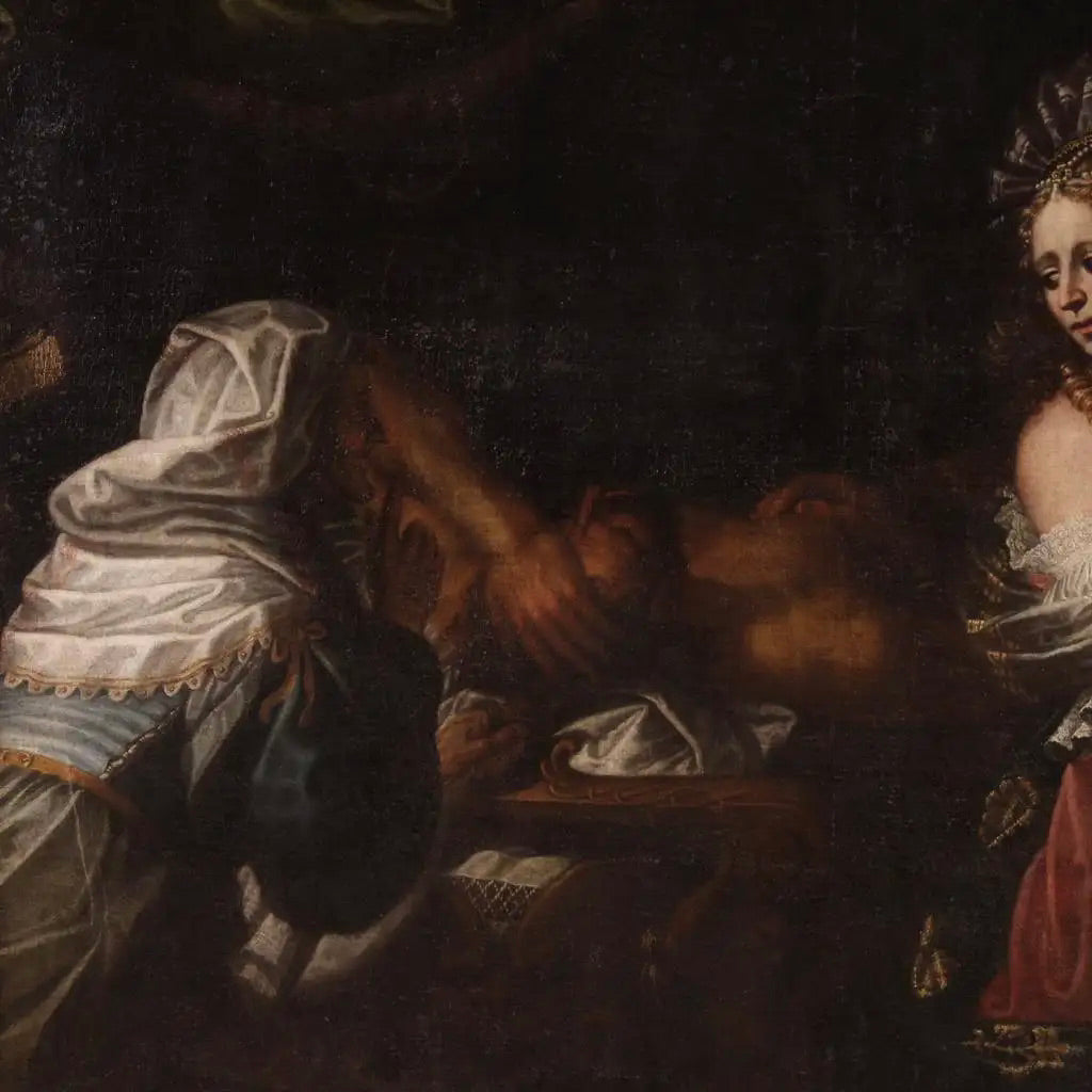 Judith y Holofernes | Óleo sobre Lienzo | Pintura Bíblica Italiana, 1720