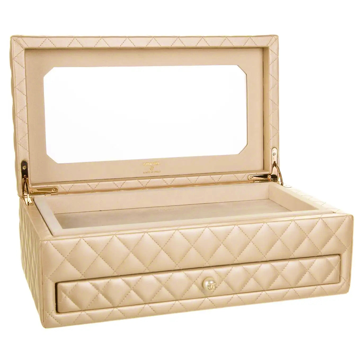 Chanel Neceser Acolchado Para Joyas | Edición Limitada de 2010 Italia