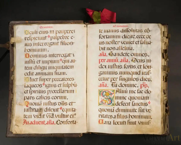 Manuscrito Iluminado | Salterio Litúrgico en Latín | España, Siglo XVI (1550–1575)