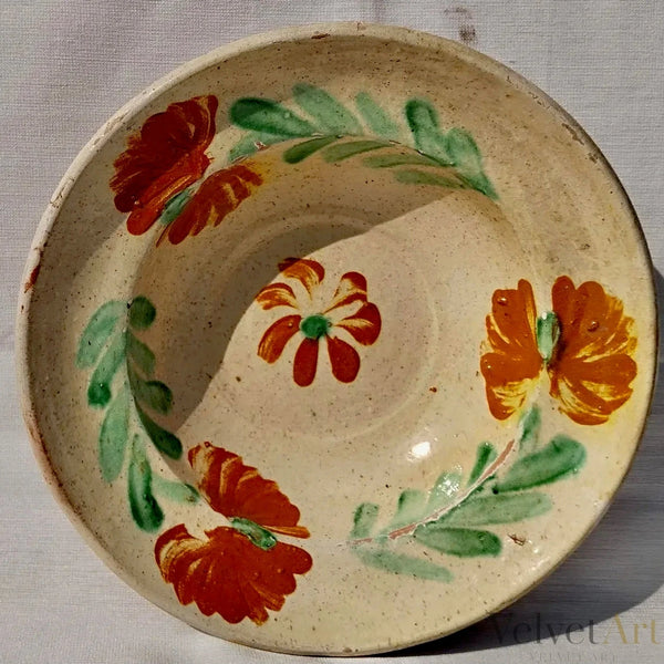 Plato de Arcilla, Cerámica de Transilvania, 1890